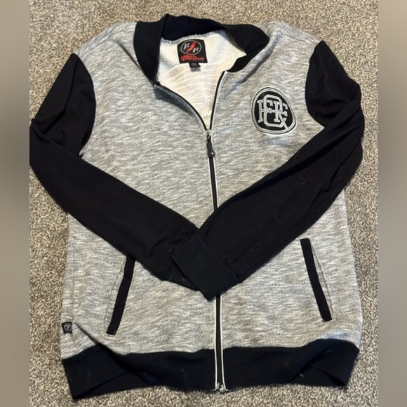 Fast & Furious AFFLICTION L/S‎ Bomber Women’s Jacket Black Biker MMA Size XL - Picture 1 of 8